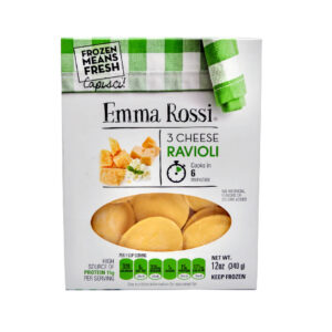 3 Cheese Ravioli Pasta -Emma Rossi