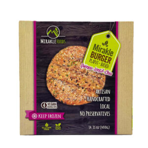 Mirakle Burguer Quinoa, Lentils, Chia -Mirakle Foods